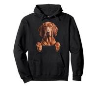 Redbone Coonhound Cute Peeking pour Les Amoureux des Chiens Sweat à Capuche