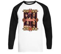 Redbone T-Shirt De Baseball Unisexe Blanc À Manches Longues Unisex Baseball Tee White Long Sleeve T-Shirt