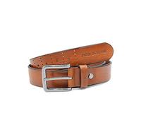 Redbridge Ceinture en Cuir véritable avec Crochets pour Hommes Brun Clair