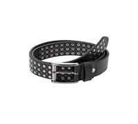 Redbridge Ceinture en cuir véritable avec rivets - Ceinture en cuir de qualité supérieure, Noir , 100 cm