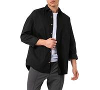 Redbridge Chemise denim haut de gamme à manches longues oversize, Noir , XXL
