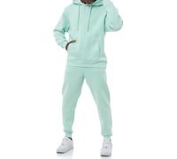 Redbridge Ensemble de jogging élégant pour homme - Sweat à capuche et pantalon de jogging de qualité supérieure - Coupe ample, menthe, XL