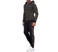 Redbridge Ensemble Survêtement Homme De Jogging 2 Pièces Noir Ecru Navy