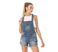 Redbridge Femmes Shorty Jeans-Shorts Pantalon Chaud Salopette Shorts Salopette