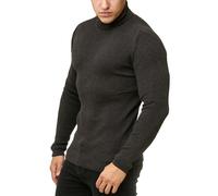 Redbridge Herren Pullover Rollkragen Feinstrick Noir Blanc Navy Gris Anthrazit