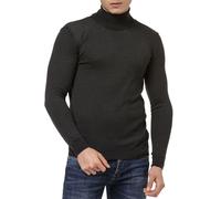Redbridge Herren Pullover Rollkragen Feinstrick Noir Blanc Navy Gris Anthrazit