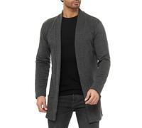 RED BRIDGE Cardigan Long pour Hommes Coupe Droite décontracté