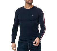 Redbridge Homme Coupe Slim Pull Sweat Manches Longues Chemise Côtelé