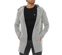 Redbridge Homme Gilet Cardigan Pull Avec Capuche Zip Hoodie Rough M3632