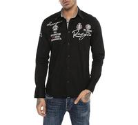 Redbridge Homme Redbridge Chemise casual, Noir - Schwarz (Black), S EU