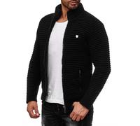 Redbridge Hommes Veste Tricotée Veste Sweat RB Premium Noir