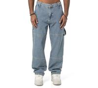 Redbridge Jean au design cargo tendance - Coupe large - Baggy, bleu, 34W / 32L