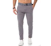 Redbridge Pantalon chino avec ceinture pour homme - Pantalon décontracté et professionnel