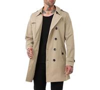 Redbridge Red Bridge Manteau trench pour homme Veste demi-saison doublée Heavy Version, beige, L