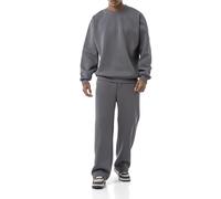 Redbridge Survêtement 2 pièces - Ensemble de jogging confortable avec sweat-shirt et pantalon - Survêtement décontracté pour les loisirs et le quotidien, gris foncé, M