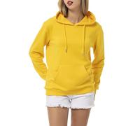 Redbridge Sweat à capuche confortable avec poche kangourou, look décontracté pour le quotidien et les loisirs, jaune, S