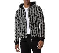 Redbridge Sweat à capuche pour homme avec capuche et fermeture éclair, Noir , XL