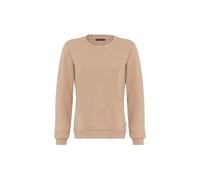 Redbridge Sweat-shirt basique Pull classique à col rond Style décontracté, beige, M