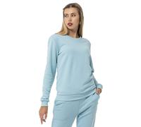 Red Bridge Premium Basic - Sweatshirt femme avec col rond, bleu ciel, L