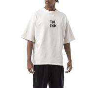 Redbridge T-shirt surdimensionné unisexe de la marque Maksim The End Backprint - Col rond de qualité supérieure, Blanc., M