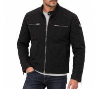 Redbridge Veste de style motard décontracté avec fermeture éclair à l'avant