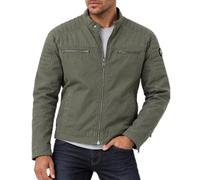 Redbridge Veste de style motard décontracté avec fermeture éclair à l'avant