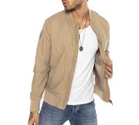 RED BRIDGE Blouson pour homme Veste de mi-saison en coton Diverses couleurs L Beige