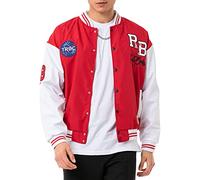 Redbridge Veste pour homme Veste style collège Bicolore RB, rouge, XL