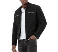 Redbridge Veste Premium de Motocycliste Style Biker Décontractée avec Fermeture Éclair sur le Devant, Noir , XL