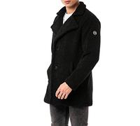 Redbridge Veste trench pour homme Manteau Fluffy Coat, Noir , L
