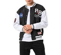 Redbridge Veste universitaire 2 tons RB pour homme, Noir , L