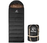 REDCAMP Sac de couchage XXL Graphene 3-4 saisons pour adultes - Sac de couchage confortable en flanelle compacte - Pour l'extérieur, l'hiver, la randonnée, le camping, la randonnée et les voyages