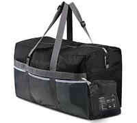 REDCAMP Sac de voyage pliable, grand sac de sport, 75 L/96 L/100 L, sac à main léger et imperméable, 75l-noir, 75L