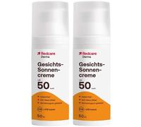 Redcare Derma Crème solaire pour le visage SPF 50 2x50 ml