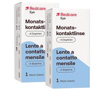 Redcare Eye Lentille mensuelle -4 Lentilles De Contact 2x1 pc(s)