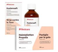 Redcare Pastilles pour la Gorge à Propolis + Sirop contre toux Set(S) 1 pc(s)