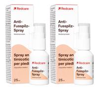 Redcare Spray Anti-Fongique pour les Pieds 2x25 ml