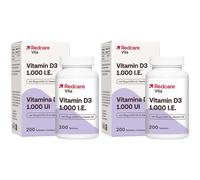 Redcare Vitamine D3 1000 E.I. Comprimé(S) 2x200 pc(s)