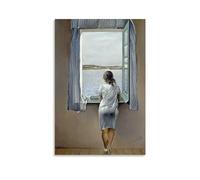 REDCHAMBER Poster d'œuvres d'art imprimé sur toile représentant Salvador Dali - Décoration d'intérieur - 50 x 75 cm