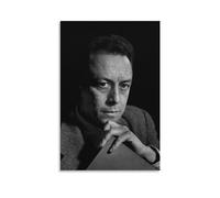 REDCHAMBER Poster d'œuvres d'art sur toile représentant Albert Camus du XXe siècle et célébrités françaises (30 x 45 cm)