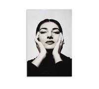 REDCHAMBER Poster sur toile Acteurs grecs et célébrités Maria Callas - Décoration murale d'intérieur moderne - 30 x 45 cm