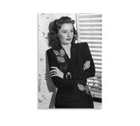 REDCHAMBER Poster sur toile The Oldest Actrices Barbara Stanwyck - Décoration murale pour salon - 20 x 30 cm