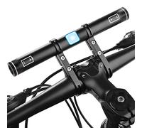 Redcomets Rallonge de guidon rechargeable par USB, extension de guidon de 19,8 cm et chargeur de téléphone de vélo intégré de 4000 mAh, pour maintenir le compteur de vitesse, le GPS, le support de