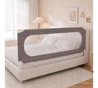 Redcoutt Barriere de Securite Enfant Lit - Barriere 200cm à Relevage Vertical pour Enfants; Compatible avec Les Lits pour Enfants, Les pour Adultes et Divers Lits en Bois Massif (Unité Unique)