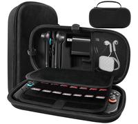 Reddening Pochette Switch 2, Housse Switch 2 rigide avec 26 cartes de jeu et poche pour accessoires, EVA pochette de protection et idéal pour voyager