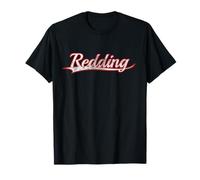 Redding California Shasta Cascade Vintage Varsity Distressed T-Shirt