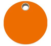 RedDingo Individuelle Marque Chats Orange 20mm Personnalisable Plastique S