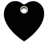 RedDingo Marque Chats Cœur Noir S Individuel Gravable Plastique 20,1mm