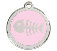 RedDingo Marque Chats Rose Arêtes de Poissons Avec Individuels Gravure S 20mm