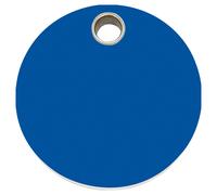 Reddingo Marque De Chat Cercle Bleu Foncé S Gravure Personnalisable 20 Mm